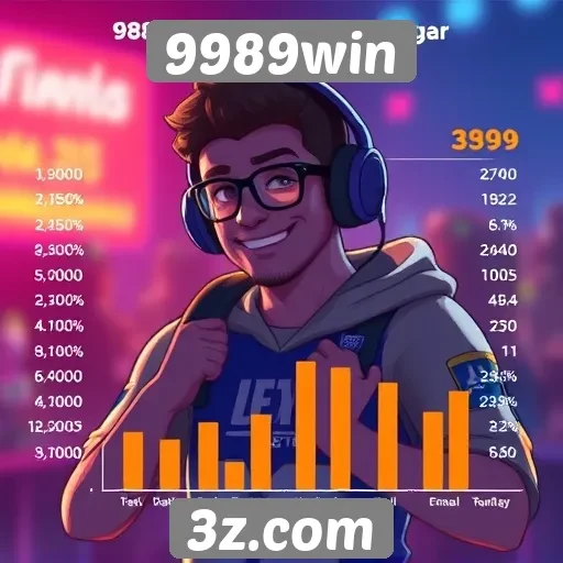 Estatísticas de jogadores ativos no 9989win